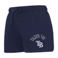 MLB TAMPA BAY RAYS CLASSIC WOMEN'S FLEECE SHORT (MIDNIGHT NAVY)