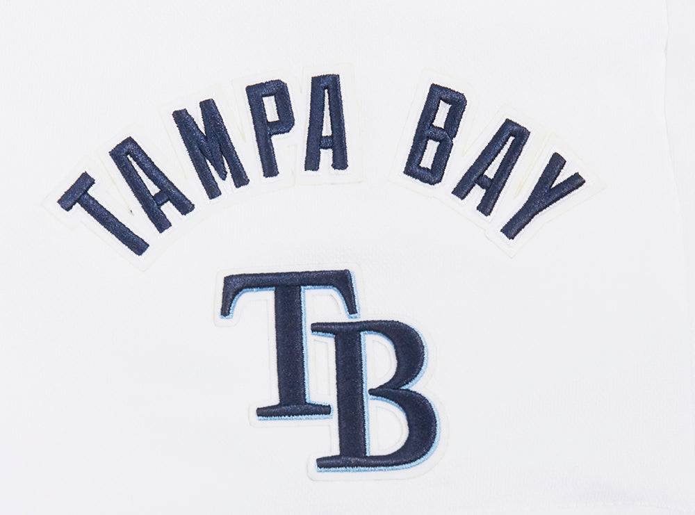 MLB TAMPA BAY RAYS CLASSIC WOMEN'S FLEECE SHORT (WHITE)