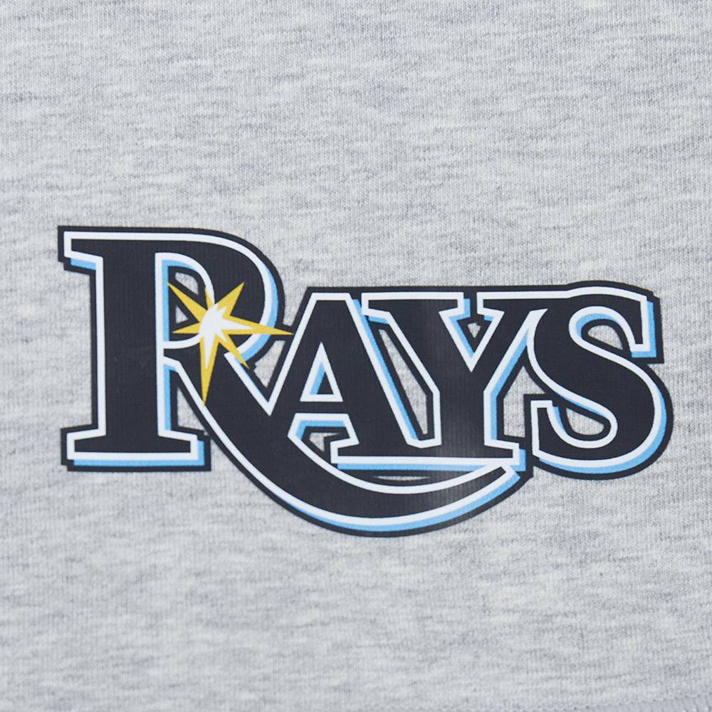 PANTALÓN CORTO CICLISTA CLÁSICO DE ALGODÓN PARA MUJER MLB TAMPA BAY RAYS (GRIS MELANGE)