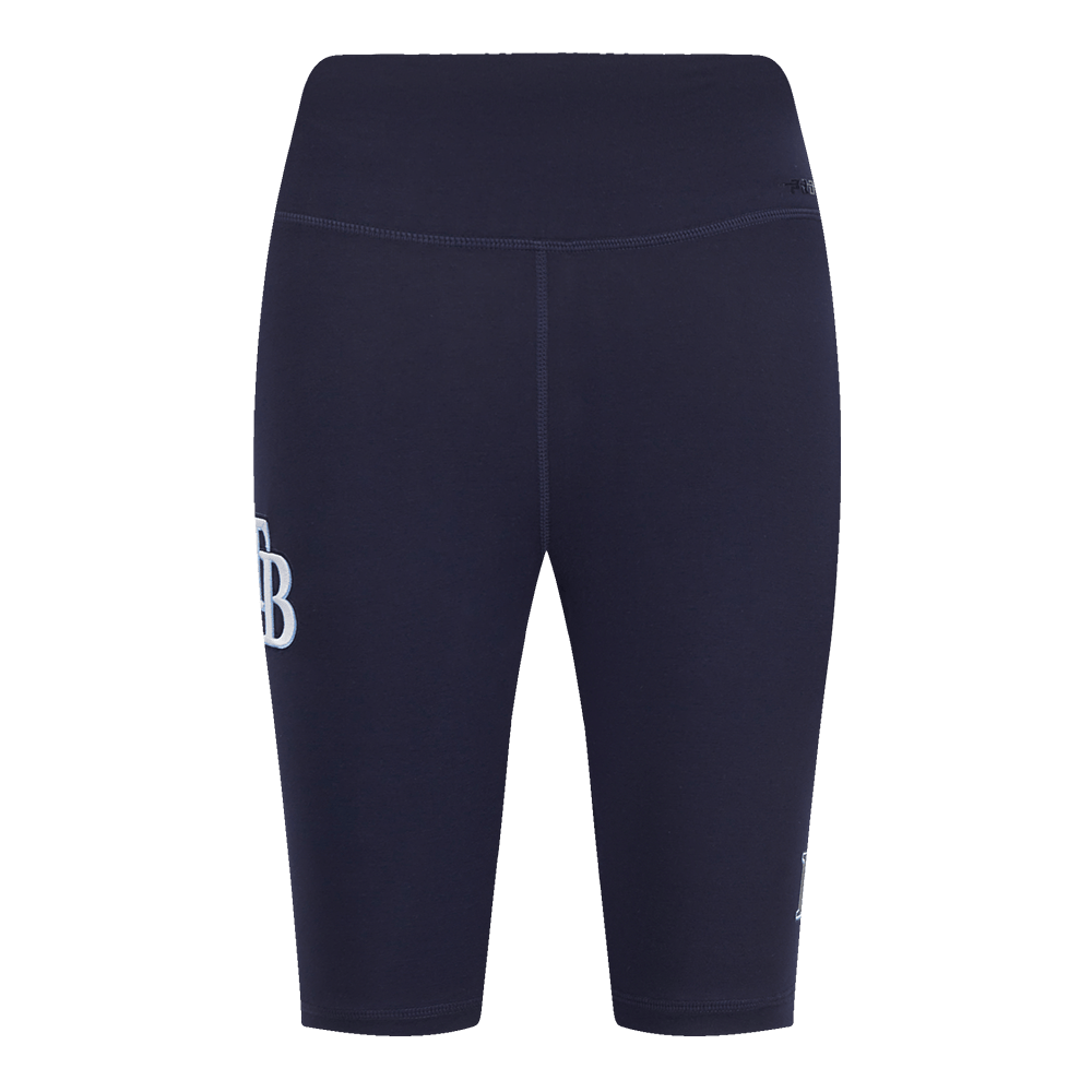 MLB TAMPA BAY RAYS CLASSIC WOMEN'S COTTON BIKE SHORT (MIDNIGHT NAVY)