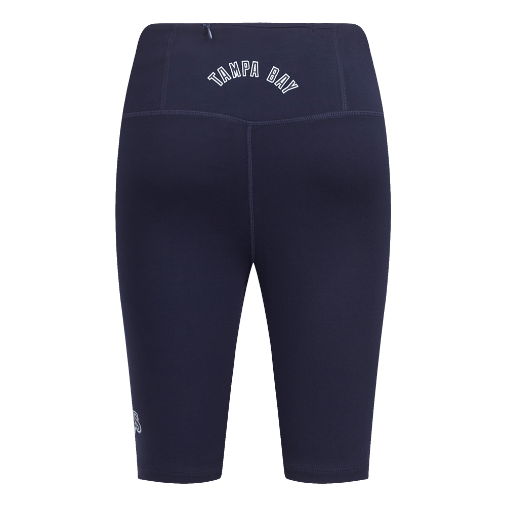 MLB TAMPA BAY RAYS CLASSIC WOMEN'S COTTON BIKE SHORT (MIDNIGHT NAVY)