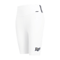 PANTALÓN CORTO CICLISTA CLÁSICO DE ALGODÓN PARA MUJER MLB TAMPA BAY RAYS (BLANCO)