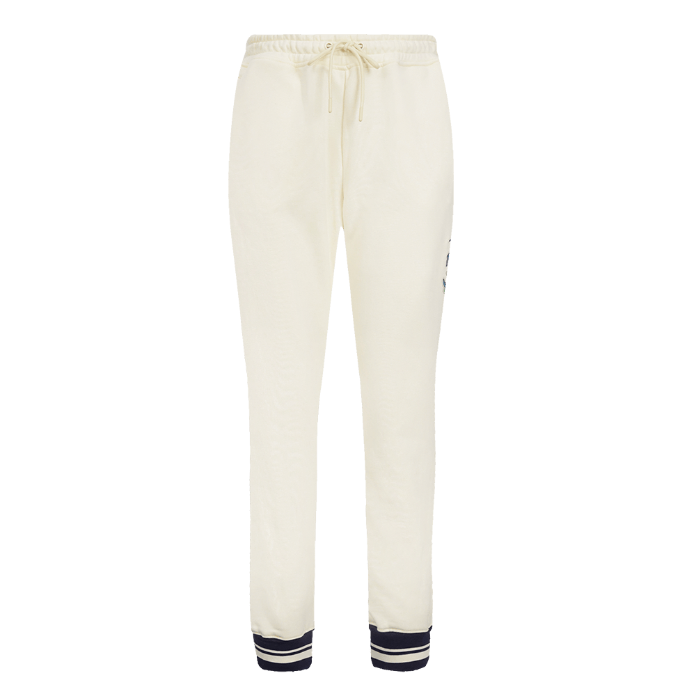 MLB TAMPA BAY RAYS RETRO CLASSIC WOMEN'S RIB SWEATPANT (EGGSHELL/ MIDNIGHT NAVY)