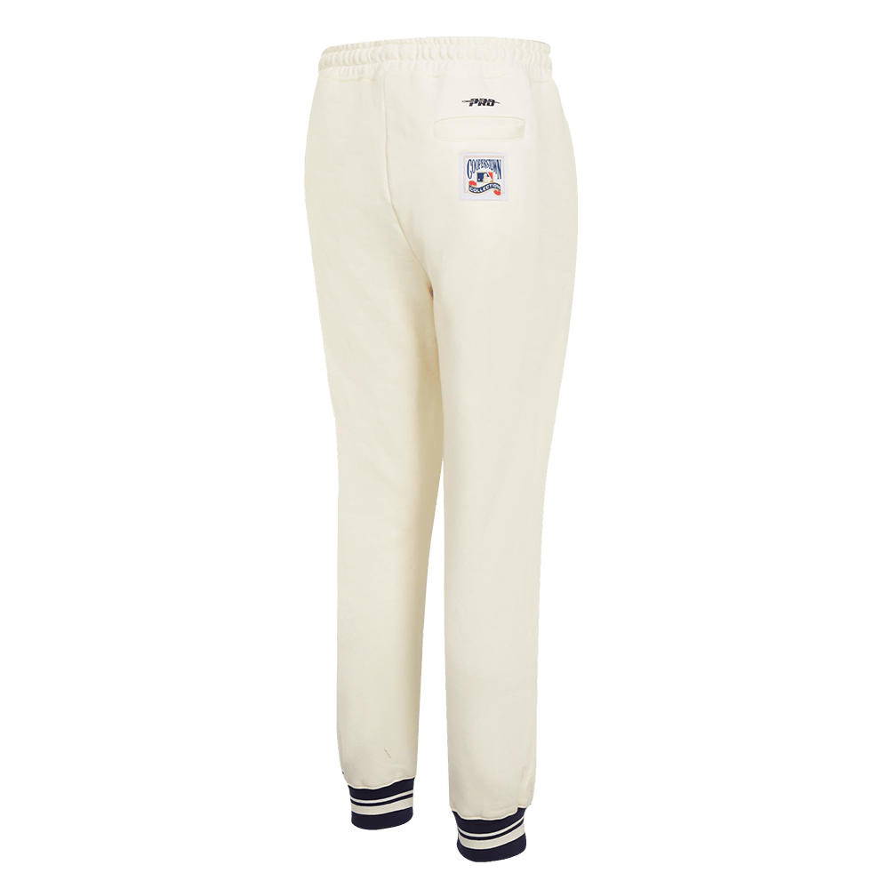 MLB TAMPA BAY RAYS RETRO CLASSIC WOMEN'S RIB SWEATPANT (EGGSHELL/ MIDNIGHT NAVY)
