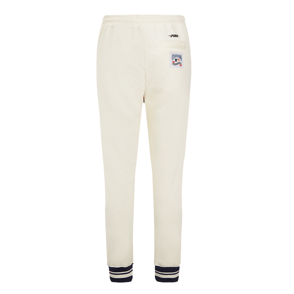 MLB TAMPA BAY RAYS RETRO CLASSIC WOMEN'S RIB SWEATPANT (EGGSHELL/ MIDNIGHT NAVY)