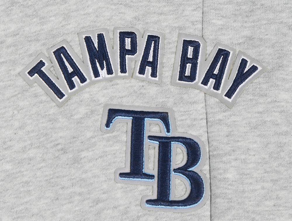 PANTALÓN DE CHÁNDAL DE FELPA CLÁSICO PARA MUJER MLB TAMPA BAY RAYS (GRIS MELANGE)