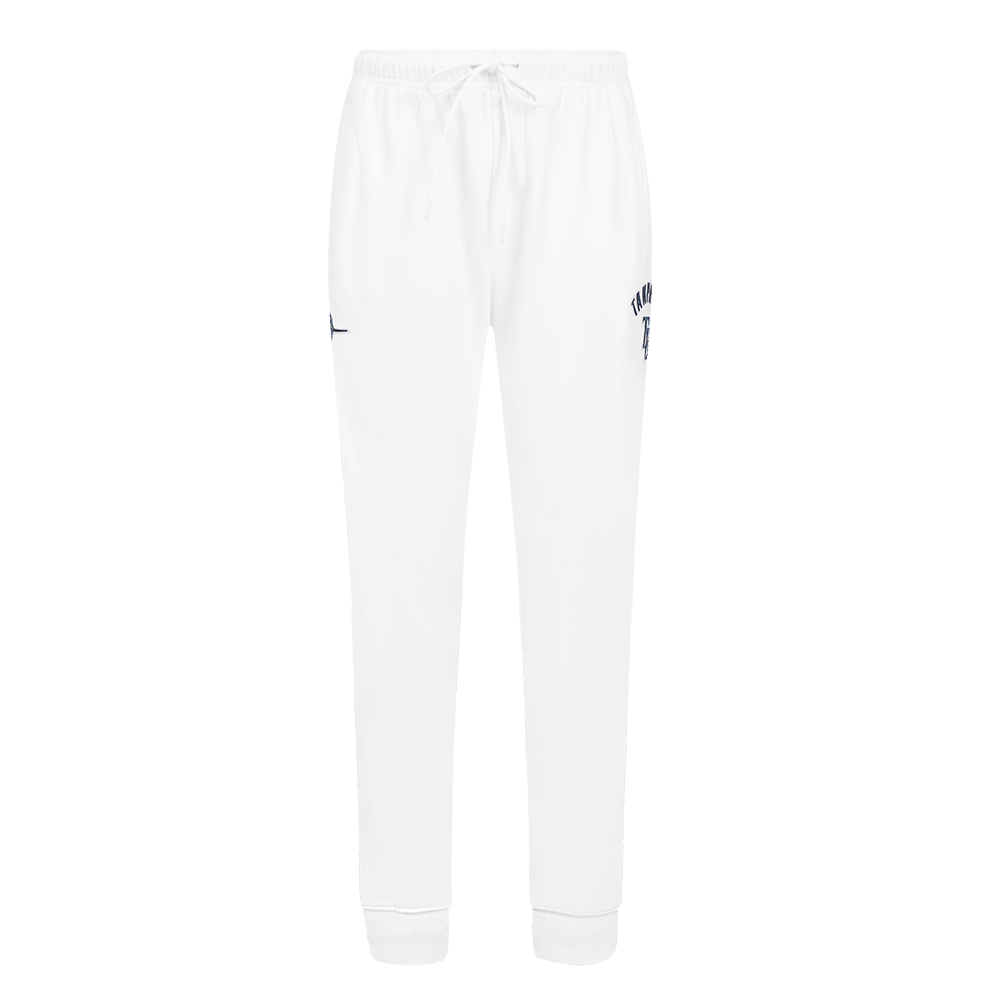 PANTALÓN DE CHÁNDAL CLÁSICO DE FELPA PARA MUJER MLB TAMPA BAY RAYS (BLANCO)