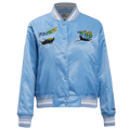 MLB TAMPA BAY RAYS RETRO CLASSIC WOMEN'S RIB SATIN JACKET (UNIVERSITY BLUE)