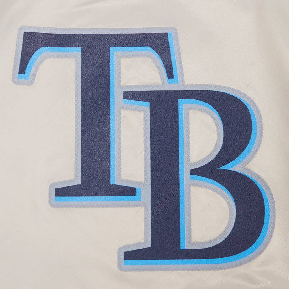 MLB TAMPA BAY RAYS CLASSIC WOMEN'S SATIN JACKET (SILVER)