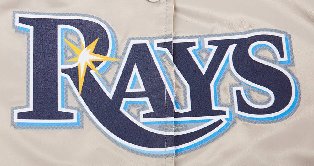 MLB TAMPA BAY RAYS CLASSIC WOMEN'S SATIN JACKET (SILVER)