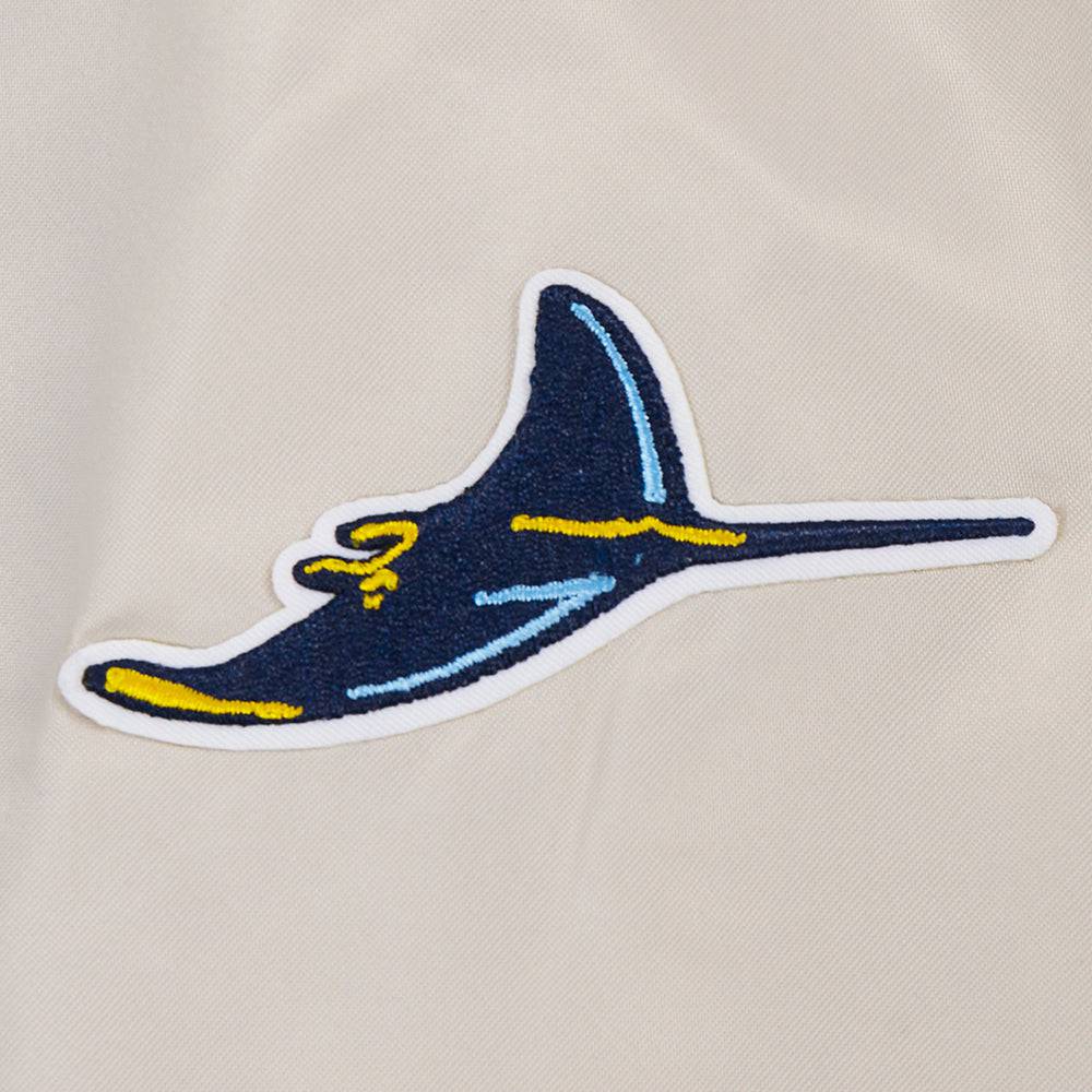 MLB TAMPA BAY RAYS CLASSIC WOMEN'S SATIN JACKET (SILVER)