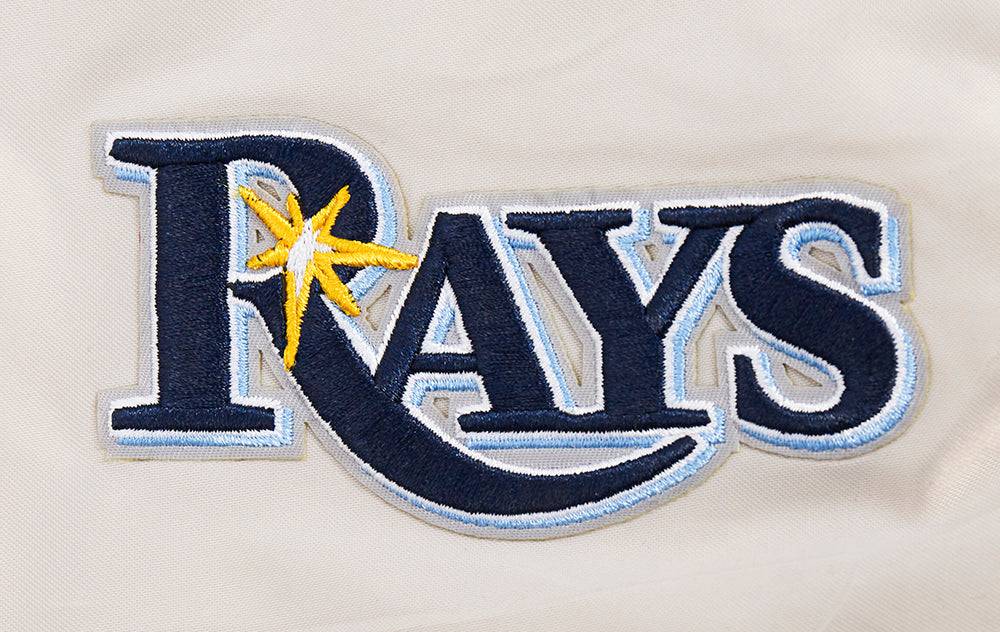 MLB TAMPA BAY RAYS CLASSIC WOMEN'S SATIN JACKET (SILVER)