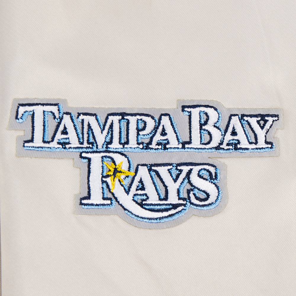 MLB TAMPA BAY RAYS CLASSIC WOMEN'S SATIN JACKET (SILVER)