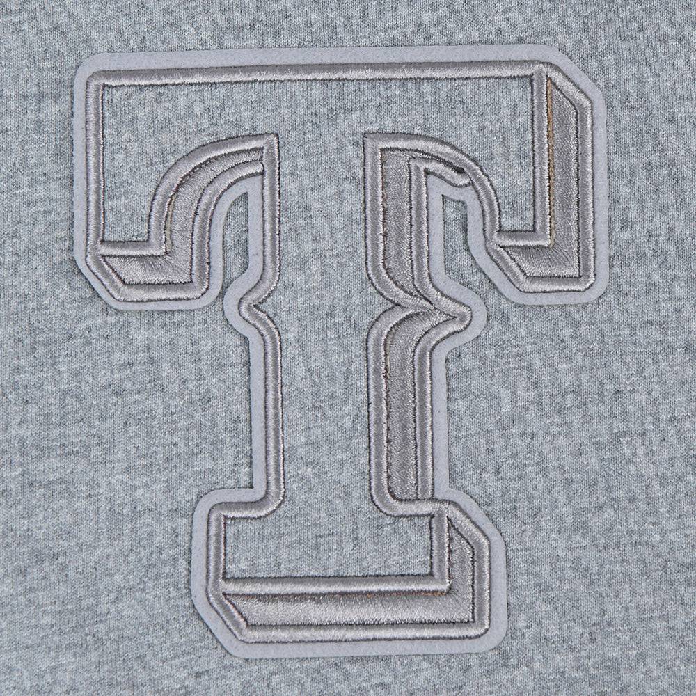 MLB TEXAS RANGERS NEUTRAL MEN'S DROP SHOULDER TOP (DARK HEATHER GRAY)