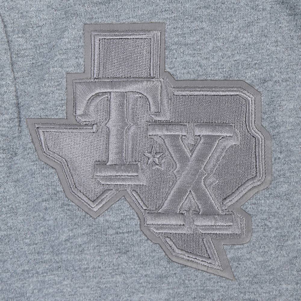 MLB TEXAS RANGERS NEUTRAL MEN'S DROP SHOULDER TOP (DARK HEATHER GRAY)
