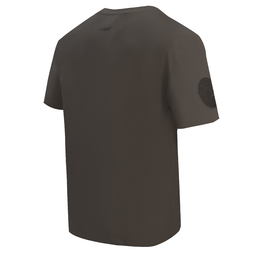 MLB TEXAS RANGERS NEUTRAL MEN'S DROP SHOULDER TOP (DARK TAUPE)