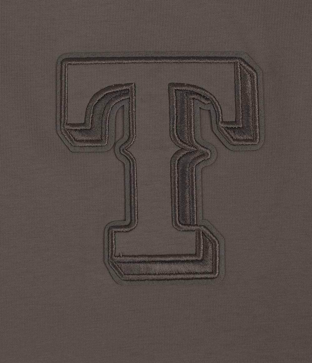 MLB TEXAS RANGERS NEUTRAL MEN'S DROP SHOULDER TOP (DARK TAUPE)