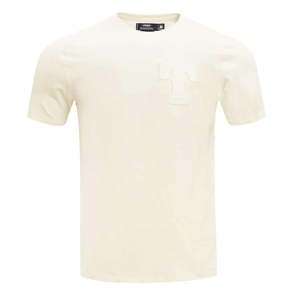 MLB TEXAS RANGERS NEUTRAL DROP SHOULDER MEN'S TOP (EGGSHELL)