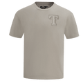 MLB TEXAS RANGERS NEUTRAL MEN'S DROP SHOULDER TOP (TAUPE)