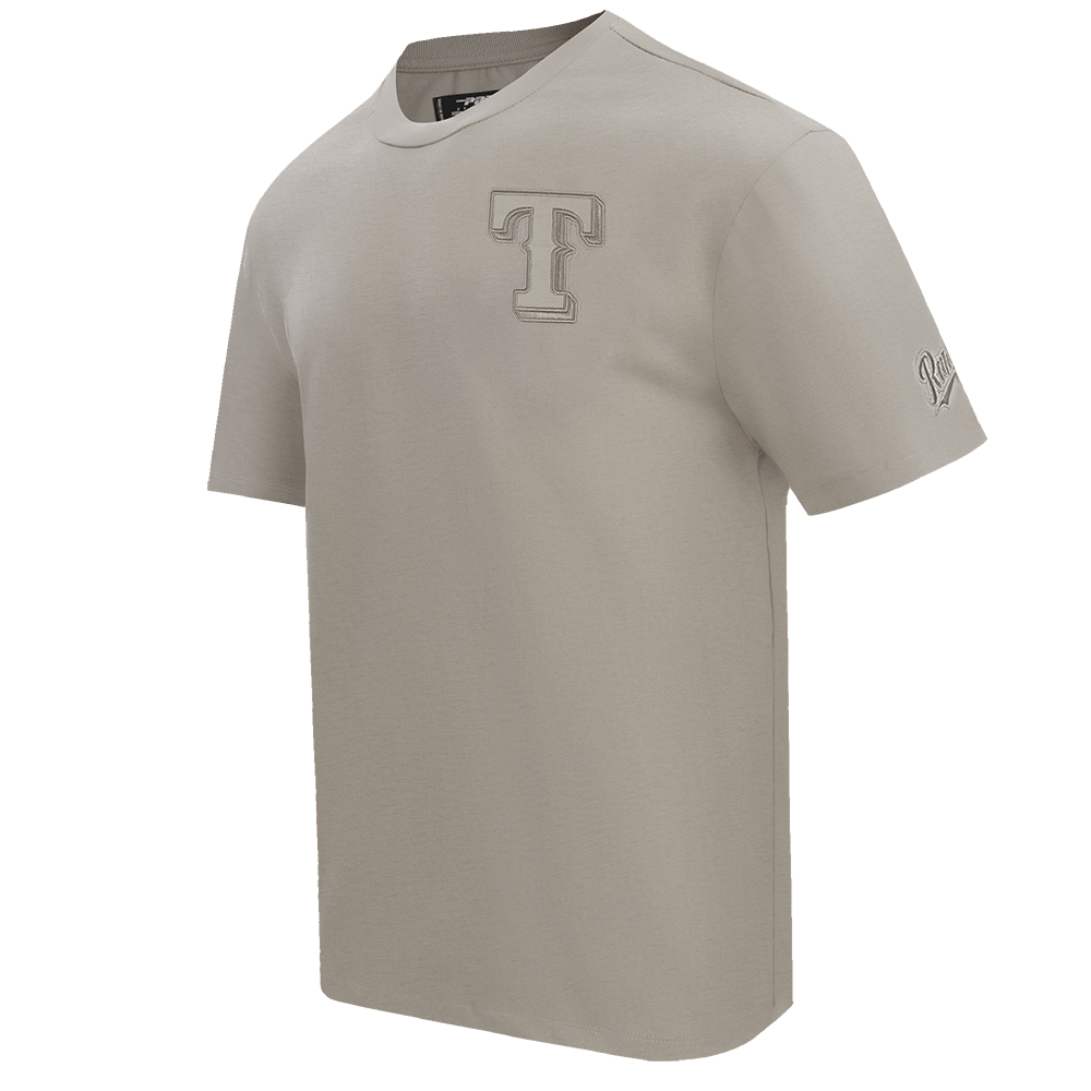 MLB TEXAS RANGERS NEUTRAL MEN'S DROP SHOULDER TOP (TAUPE)