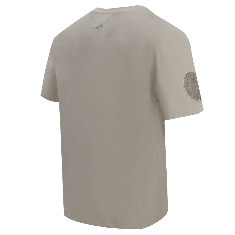 MLB TEXAS RANGERS NEUTRAL MEN'S DROP SHOULDER TOP (TAUPE)