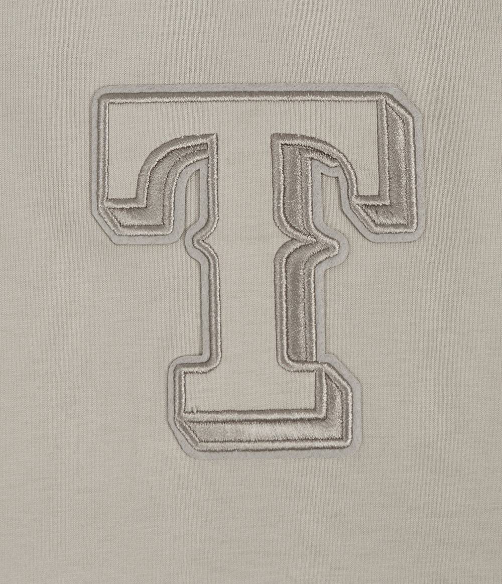 MLB TEXAS RANGERS NEUTRAL MEN'S DROP SHOULDER TOP (TAUPE)