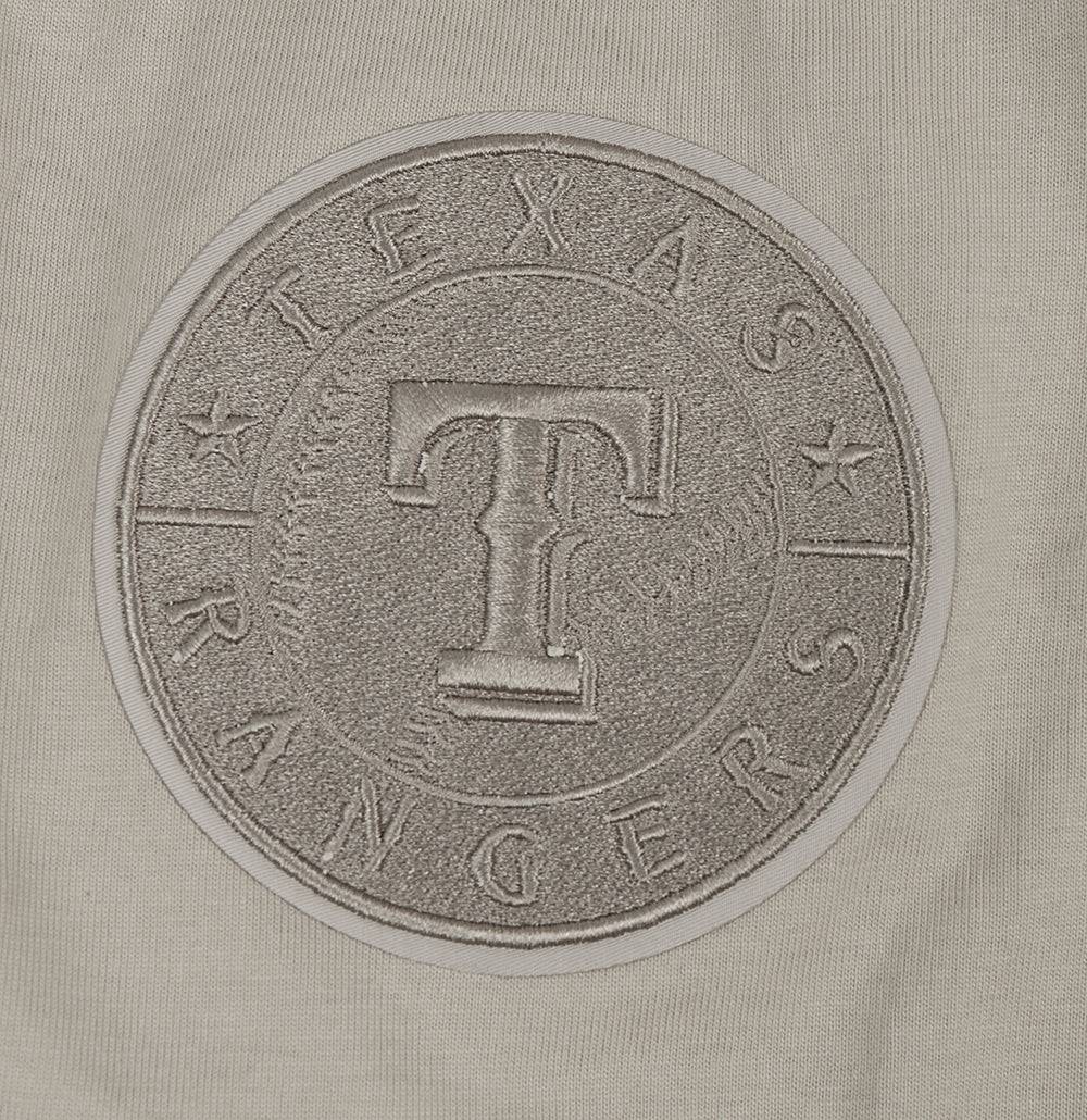 MLB TEXAS RANGERS NEUTRAL MEN'S DROP SHOULDER TOP (TAUPE)