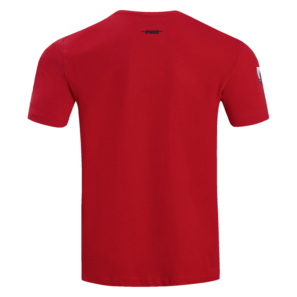 MLB TEXAS RANGERS SCRIPT TAIL MEN'S TOPS (RED)