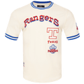MLB TEXAS RANGERS RETRO CLASSIC MEN'S TOP (EGGSHELL/ ROYAL BLUE)
