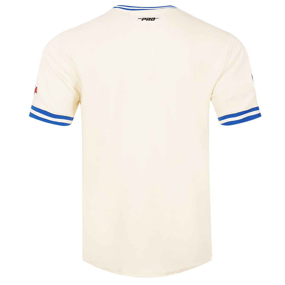 MLB TEXAS RANGERS RETRO CLASSIC MEN'S TOP (EGGSHELL/ ROYAL BLUE)