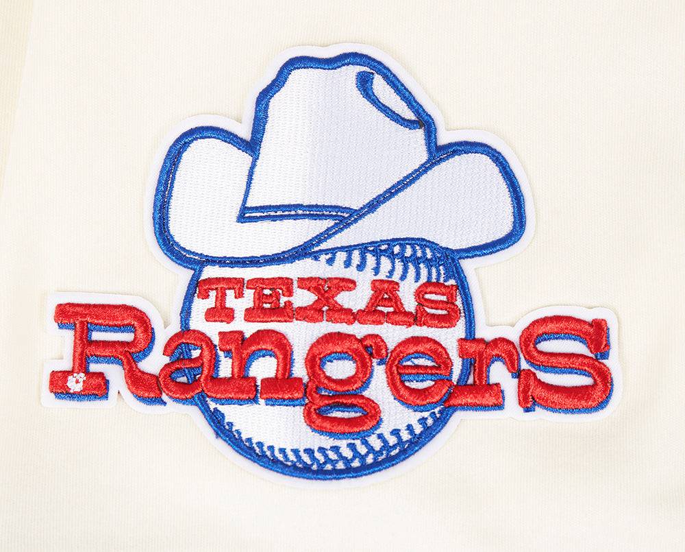 MLB TEXAS RANGERS RETRO CLASSIC MEN'S TOP (EGGSHELL/ ROYAL BLUE)