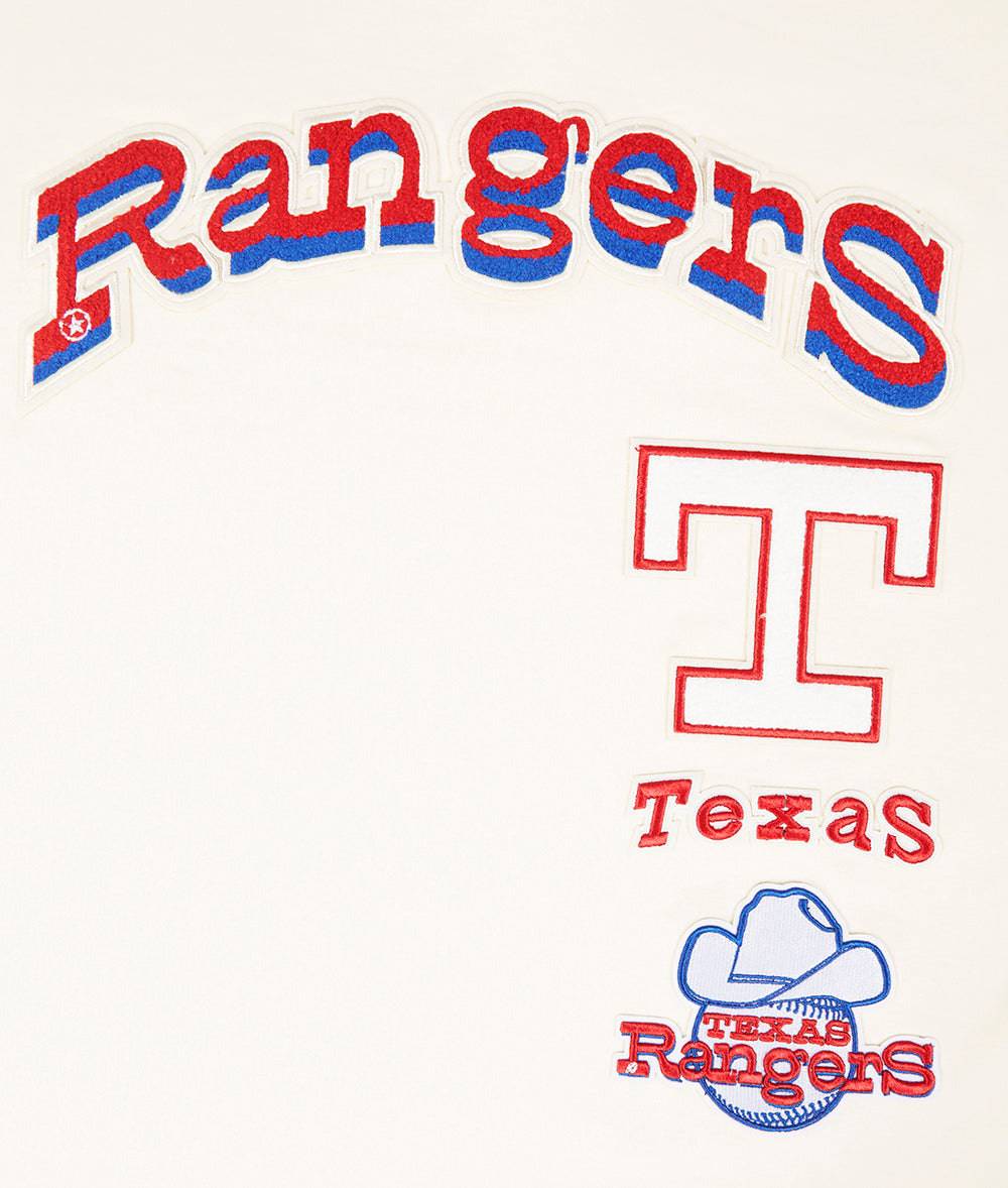 MLB TEXAS RANGERS RETRO CLASSIC MEN'S TOP (EGGSHELL/ ROYAL BLUE)