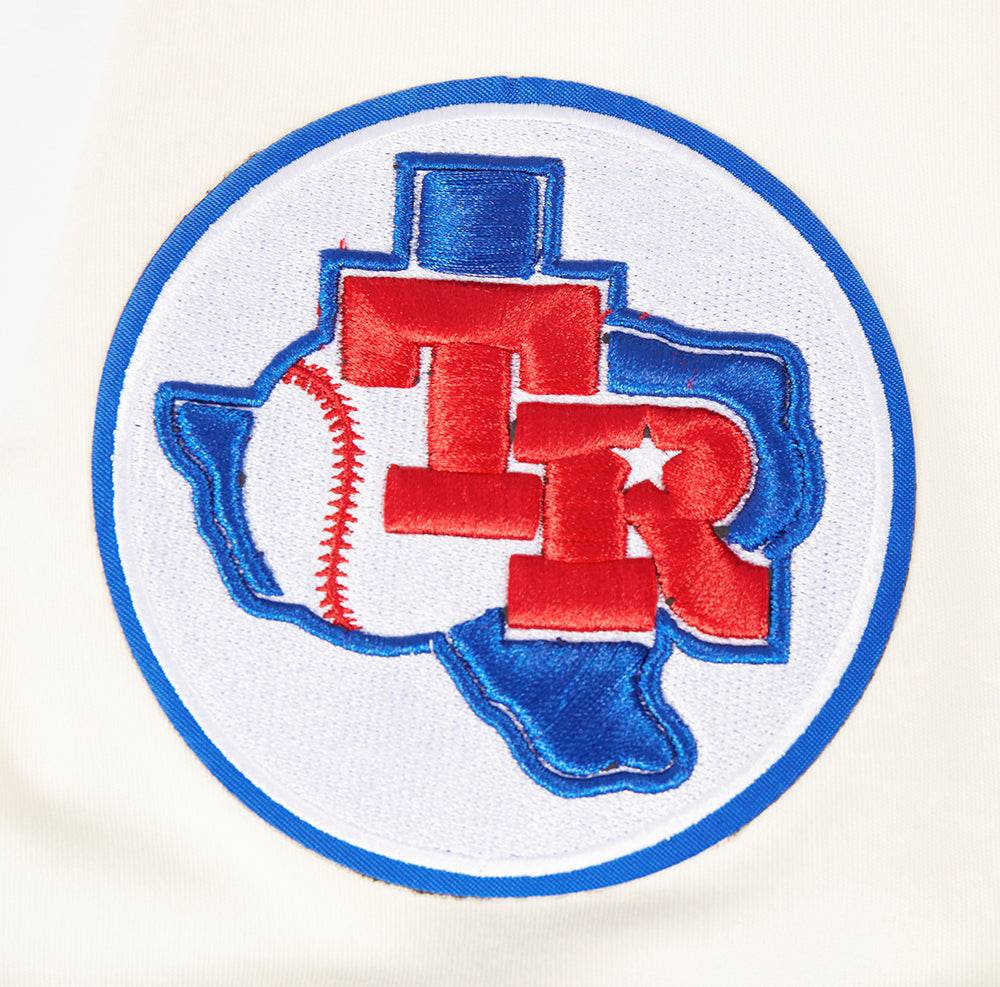 MLB TEXAS RANGERS RETRO CLASSIC MEN'S TOP (EGGSHELL/ ROYAL BLUE)