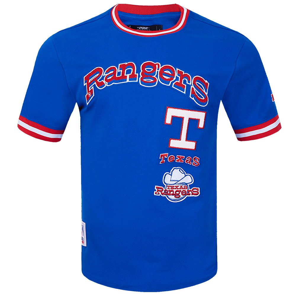 MLB TEXAS RANGERS RETRO CLASSIC MEN'S TOP (ROYAL BLUE/RED)