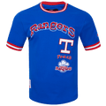 MLB TEXAS RANGERS RETRO CLASSIC MEN'S TOP (ROYAL BLUE/RED)