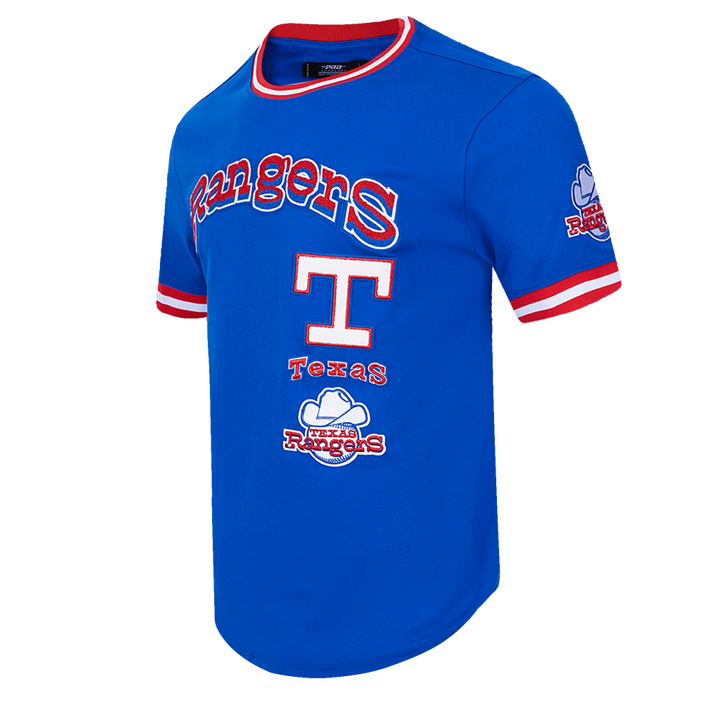 MLB TEXAS RANGERS RETRO CLASSIC MEN'S TOP (ROYAL BLUE/RED)