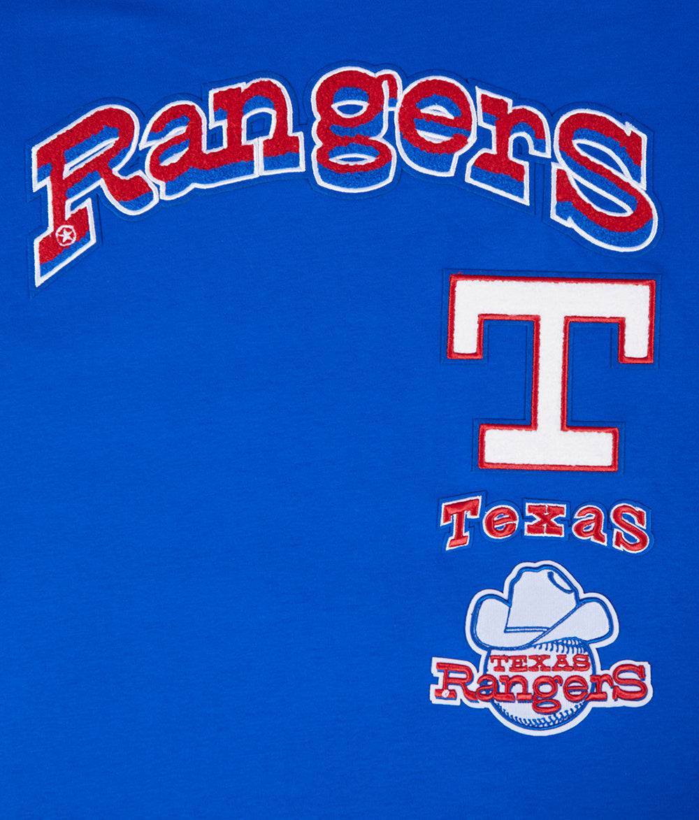 MLB TEXAS RANGERS RETRO CLASSIC MEN'S TOP (ROYAL BLUE/RED)