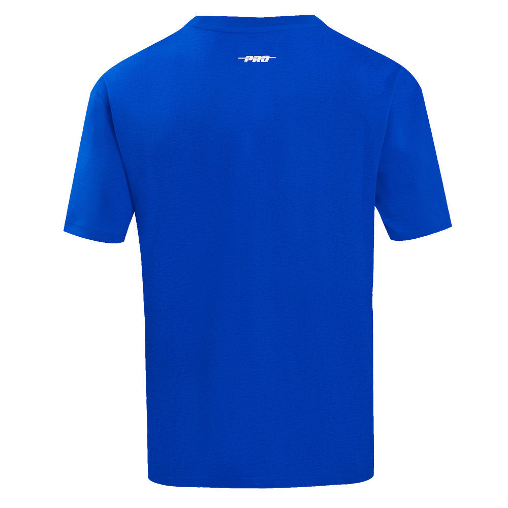 MLB TEXAS RANGERS TURN IT UP MEN'S CJ DROP SHOULDER TEE (ROYAL BLUE)