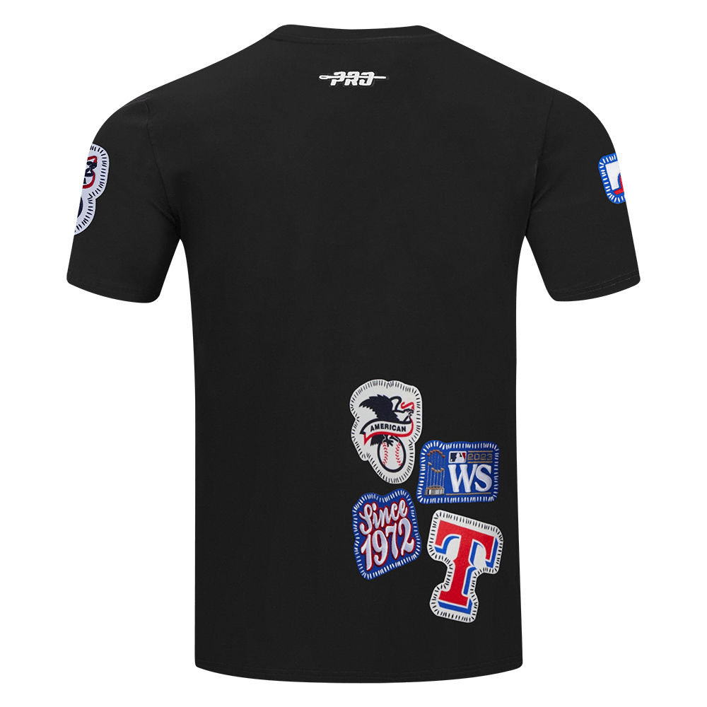 MLB TEXAS RANGERS DIY PICK STITCH MEN'S SJ TEE (BLACK)