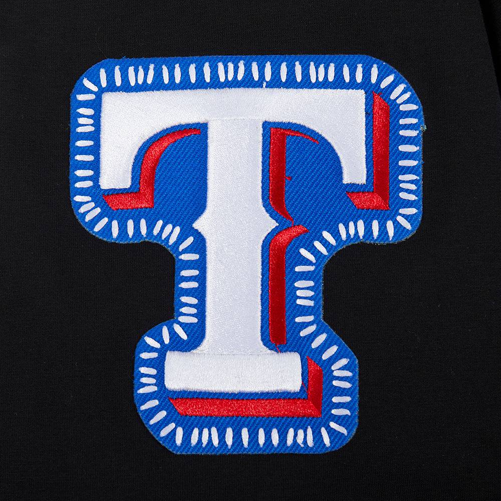 MLB TEXAS RANGERS DIY PICK STITCH MEN'S SJ TEE (BLACK)