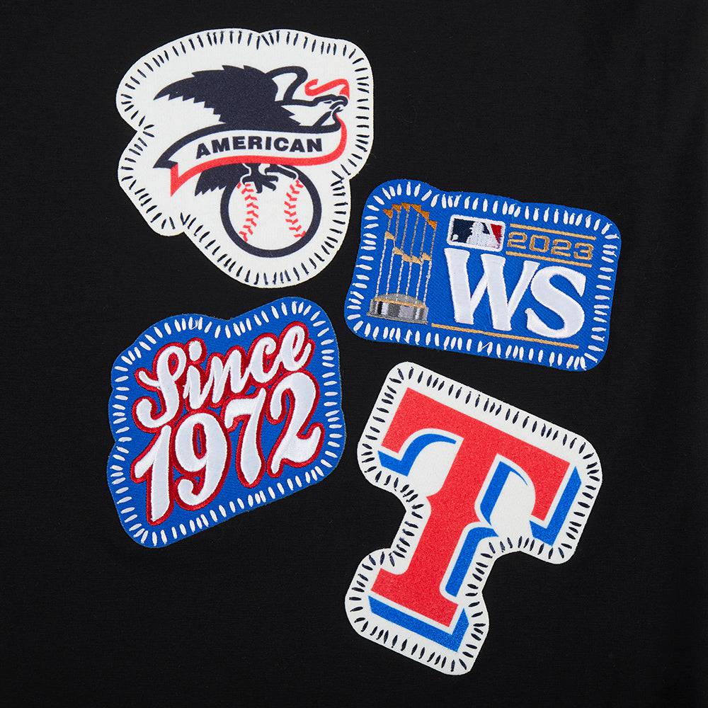 MLB TEXAS RANGERS DIY PICK STITCH MEN'S SJ TEE (BLACK)