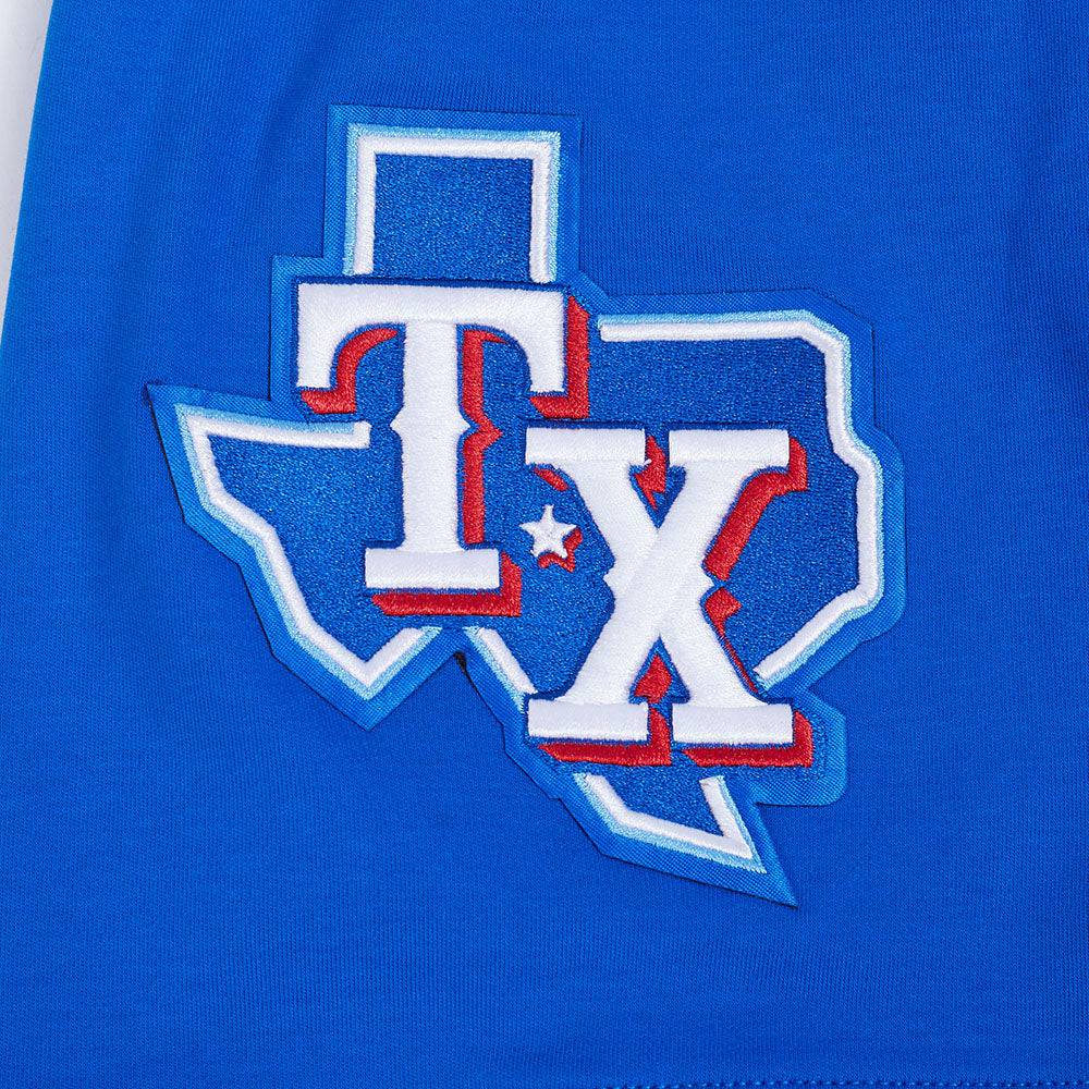 MLB TEXAS RANGERS COREY SEAGER #5 CLASSIC MEN'S SHORT SLEEVE PULLOVER HOODIE (ROYAL BLUE)
