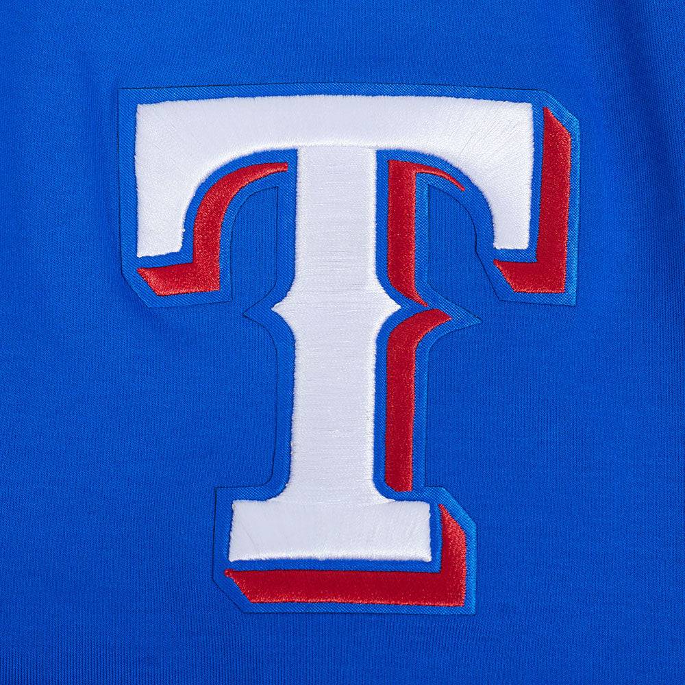 MLB TEXAS RANGERS COREY SEAGER #5 CLASSIC MEN'S SHORT SLEEVE PULLOVER HOODIE (ROYAL BLUE)