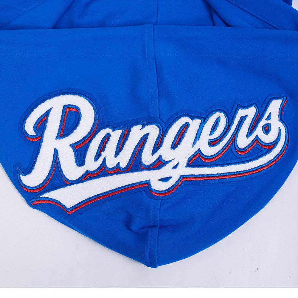 MLB TEXAS RANGERS COREY SEAGER #5 CLASSIC MEN'S SHORT SLEEVE PULLOVER HOODIE (ROYAL BLUE)