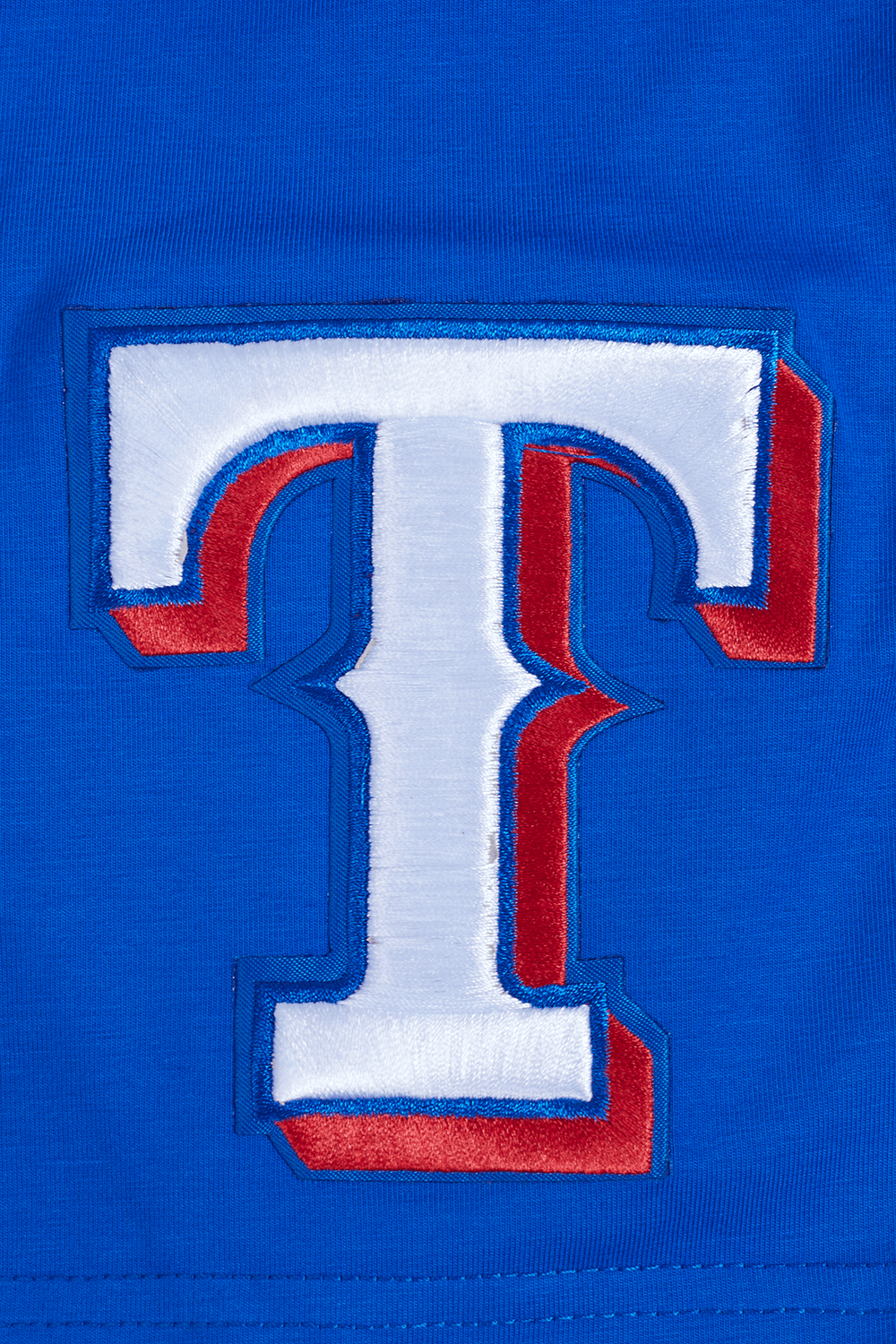 MLB TEXAS RANGERS CLASSIC CHENILLE MEN'S S/S TEE (ROYAL BLUE)