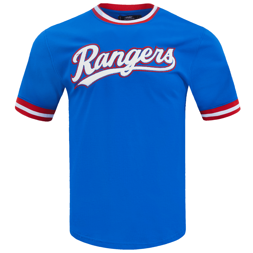 MLB TEXAS RANGERS CLASSIC CHENILLE MEN'S TOP (ROYAL BLUE)