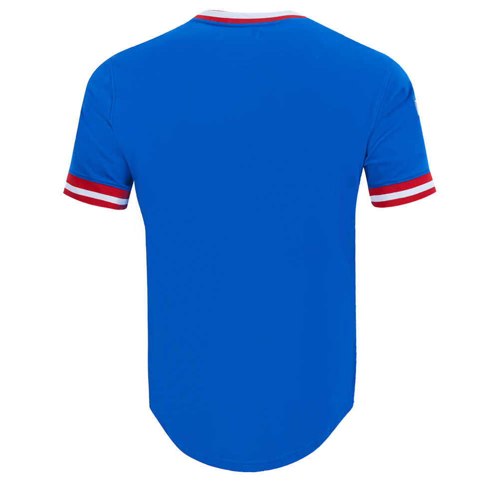 MLB TEXAS RANGERS CLASSIC CHENILLE MEN'S TOP (ROYAL BLUE)