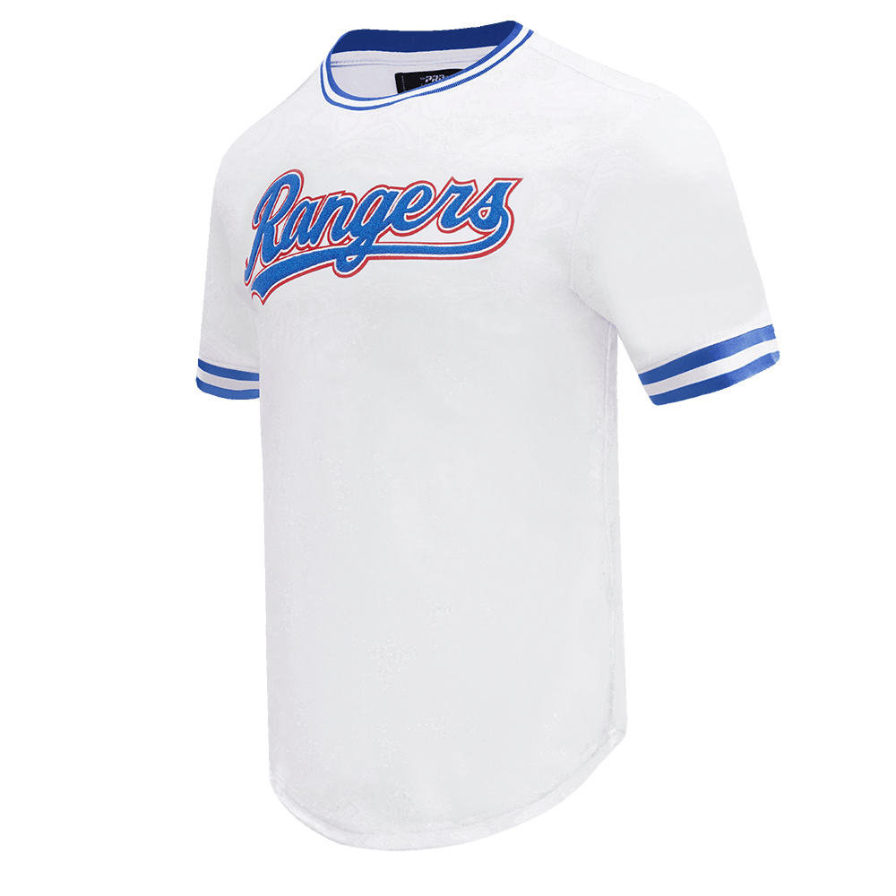MLB TEXAS RANGERS CLASSIC CHENILLE MEN'S TOP (WHITE)