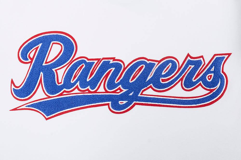 MLB TEXAS RANGERS CLASSIC CHENILLE MEN'S TOP (WHITE)