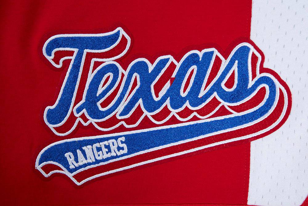 MLB TEXAS RANGERS SCRIPT TAIL MEN'S DOUBLE KNIT 2.0 SHORT (RED)